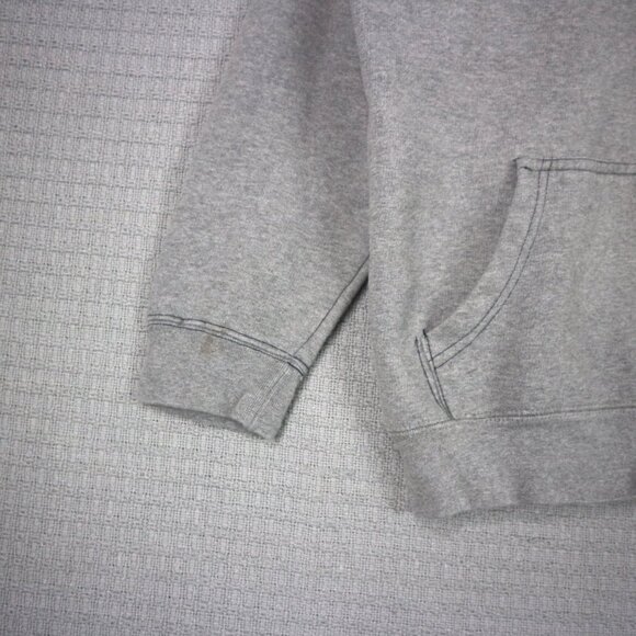 B.U.M Equipment Basic Grey Zip Up Hoodie Medium - Picture 6 of 8